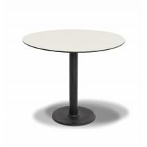  "Каффе" интерьерный стол из HPL круглый Ø70см, цвет молочный, фото 1 