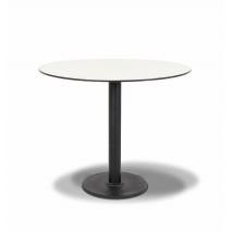  "Каффе" интерьерный стол из HPL круглый Ø70см, цвет молочный, фото 2 