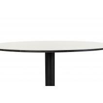  "Каффе" интерьерный стол из HPL круглый Ø70см, цвет молочный, фото 3 