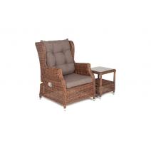  "Форио" кресло раскладное плетеное, цвет коричневый, фото 4 