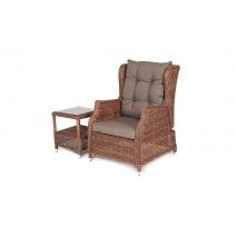  "Форио" кресло раскладное плетеное, цвет коричневый, фото 8 