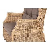  "Форио" кресло раскладное плетеное, цвет соломенный, фото 2 