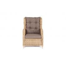  "Форио" кресло раскладное плетеное, цвет соломенный, фото 3 