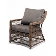  "Гранд Латте" кресло из искусственного ротанга, цвет коричневый, фото 1 