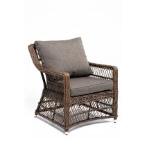  "Гранд Латте" кресло из искусственного ротанга, цвет коричневый, фото 3 