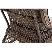  "Гранд Латте" кресло из искусственного ротанга, цвет коричневый, фото 9 