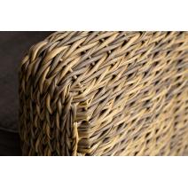  "Кальяри" диван из искусственного ротанга (гиацинт) трехместный, цвет соломенный, фото 12 