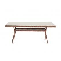  "Латте" плетеный стол из искусственного ротанга 160х90см, цвет коричневый, фото 2 