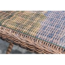  "Латте" плетеный стол из искусственного ротанга 160х90см, цвет коричневый, фото 8 
