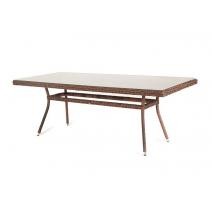  "Латте" плетеный стол из искусственного ротанга 200х90см, цвет коричневый, фото 1 
