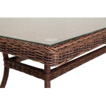  "Латте" плетеный стол из искусственного ротанга 200х90см, цвет коричневый, фото 4 