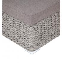  "Лунго" трансформирующийся диван из искусственного ротанга (гиацинт), цвет серый, фото 7 