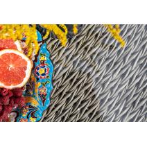  "Лунго" журнальный столик плетеный (гиацинт), цвет серый, фото 12 
