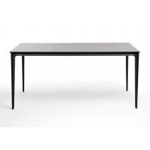  "Малага" обеденный стол из HPL 160х80см, цвет "серый гранит", каркас черный, фото 2 
