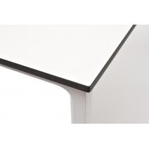  "Малага" обеденный стол из HPL 90х90см, цвет молочный, каркас белый, фото 3 
