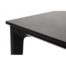  "Малага" обеденный стол из HPL 90х90см, цвет "серый гранит", каркас черный, фото 4 