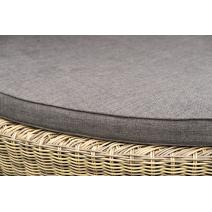  "Стильяно" плетеная кровать круглая, цвет соломенный, фото 18 