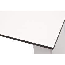  "Венето" обеденный стол из HPL 90х90см, цвет молочный, каркас белый, фото 5 