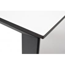 "Венето" обеденный стол из HPL 90х90см, цвет молочный, каркас черный, фото 3 
