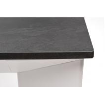  "Венето" обеденный стол из HPL 90х90см, цвет "серый гранит", каркас белый, фото 5 