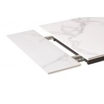  "Юпитер" стол интерьерный раздвижной обеденный из керамики, цвет белый глянцевый, фото 3 