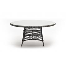  "Эспрессо" плетеный круглый стол, диаметр 150 см, цвет графит, фото 2 
