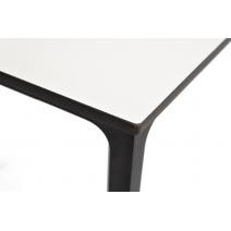  "Малага" обеденный стол из HPL 160х80см, цвет молочный, каркас черный, фото 7 