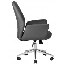  Офисное кресло для руководителей DOBRIN SAMUEL, серый, фото 3 