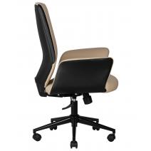  Офисное кресло для руководителей DOBRIN MAXWELL, кремово-черный, фото 3 