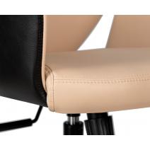  Офисное кресло для руководителей DOBRIN MAXWELL, кремово-черный, фото 8 