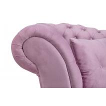  Розовый велюровый диван Lina Pink, фото 5 