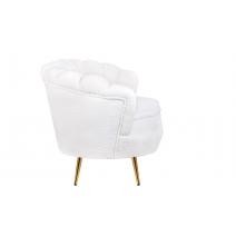  Дизайнерский диван ракушка букле бежевый Pearl double, фото 3 