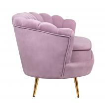  Дизайнерский диван ракушка Pearl double pink розовый, фото 3 