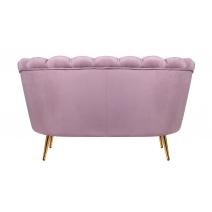  Дизайнерский диван ракушка Pearl double pink розовый, фото 4 