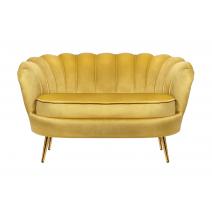  Дизайнерский  диван ракушка Pearl double yellow желтый, фото 1 