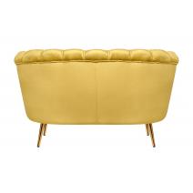  Дизайнерский  диван ракушка Pearl double yellow желтый, фото 4 