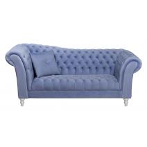  Голубой велюровый диван Lina Blue-W, фото 1 