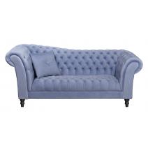  Голубой велюровый диван Lina Blue-B, фото 1 