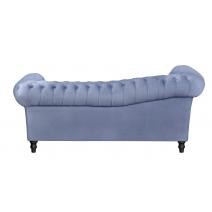  Голубой велюровый диван Lina Blue-B, фото 4 