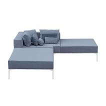  Модульный серый диван Benson левый, фото 3 