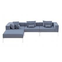  Модульный серый диван Benson левый, фото 1 