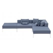  Модульный серый диван Benson правый, фото 1 