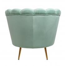  Дизайнерское кресло ракушка зеленое Pearl green, фото 4 