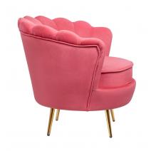  Дизайнерское кресло ракушка Pearl karmin красный, фото 3 