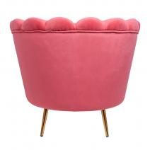  Дизайнерское кресло ракушка Pearl karmin красный, фото 4 