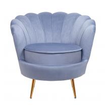  Дизайнерское кресло ракушка голубое Pearl sky, фото 1 