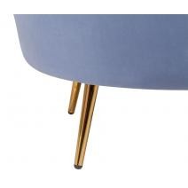  Дизайнерское кресло ракушка голубое Pearl sky, фото 7 
