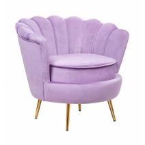  Дизайнерское кресло ракушка  фиолетовое Pearl purple, фото 2 