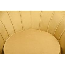  Дизайнерское кресло ракушка Pearl yellow желтый, фото 6 
