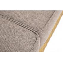  "Боно" диван из искусственного ротанга трехместный, цвет соломенный, фото 6 